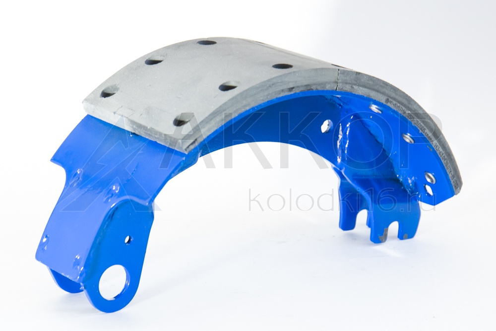 Колодка тормозная однореберная короткая 16 53229-3501090-01